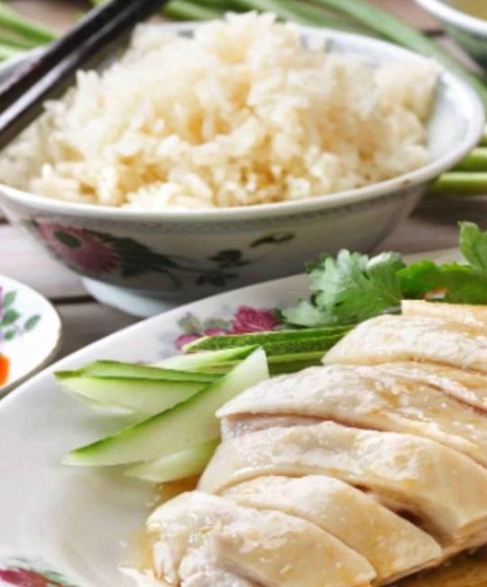 Hainanese Chicken Rice Singaporean Classic Dish