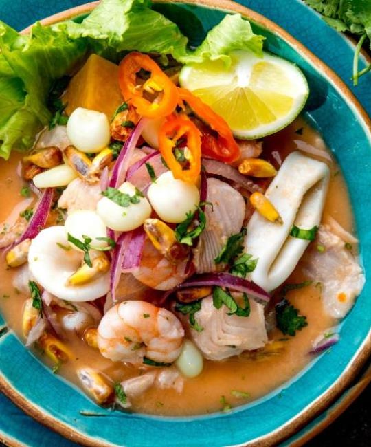 Peruvian Ceviche Citrus-Marinated Raw Fish Delight