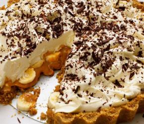 British Banoffee Pie Banana, Cream, and Caramel Tart