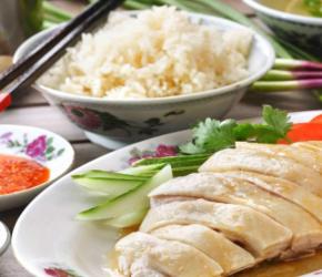 Hainanese Chicken Rice Singaporean Classic Dish