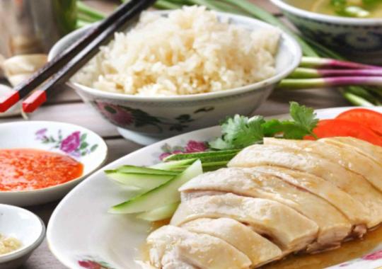 Hainanese Chicken Rice Singaporean Classic Dish