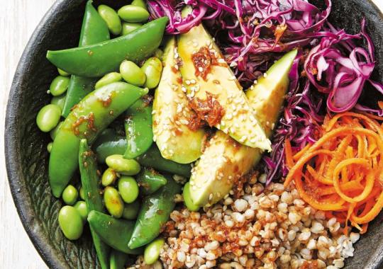 Buddha Bowl Grain, Veggie, and Legume Medley