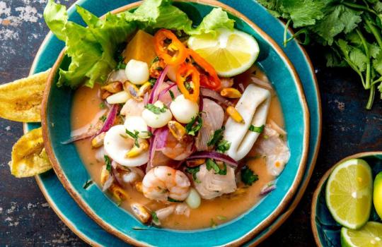 Peruvian Ceviche Citrus-Marinated Raw Fish Delight