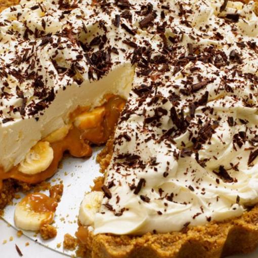 British Banoffee Pie Banana, Cream, and Caramel Tart