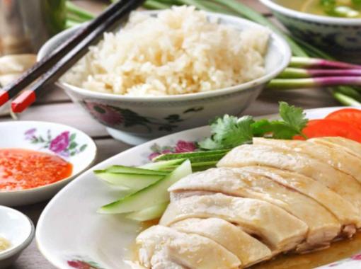 Hainanese Chicken Rice Singaporean Classic Dish