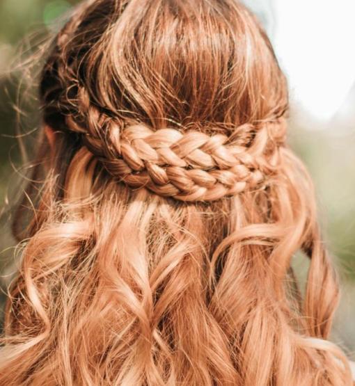 Bohemian Braid Crown: Whimsical Waves Meet Intricate Plaits